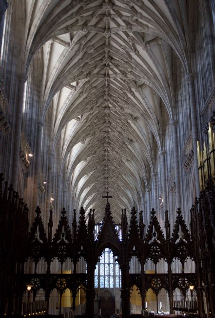 Chris Day | Winchester Cathedral Nave ceiling from the Quire.