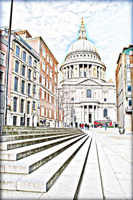 Chris Day | St Pauls Cathedral arty style