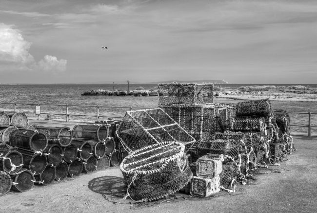 Chris Day | Fishing nets at Mudeford Quay