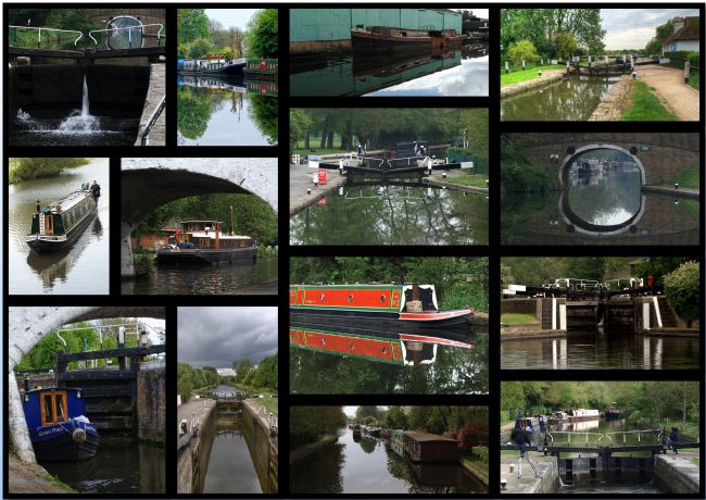 Chris Day | Grand Union Canal collage