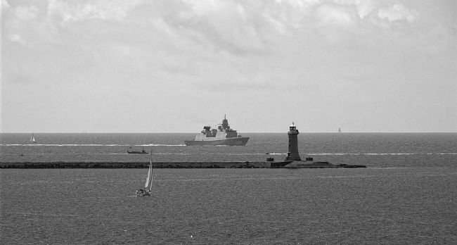 Chris Day | HNLMS De Zeven Provinciën approaching Plymouth Sound