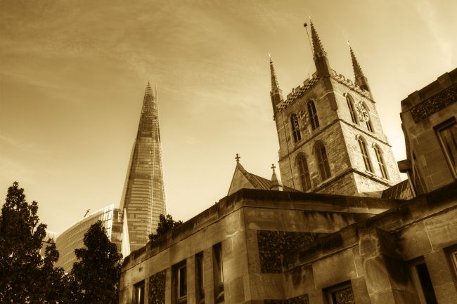 Chris Day | The Shard and Southwark Cathedral