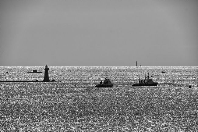 Chris Day | Astute class attack SSN about to enter  Plymouth Sound