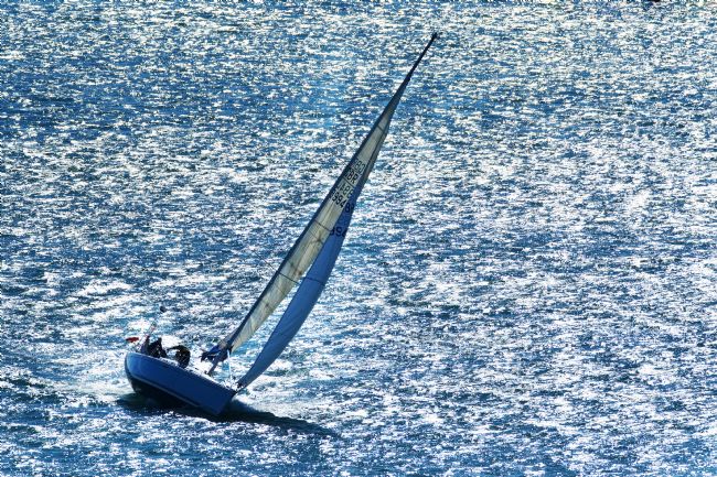 Chris Day | A yacht on Plymouth Sound