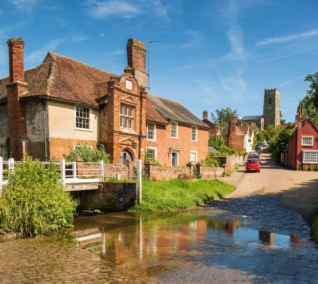 Pauline  Tims | The Water Splash at Kersey Suffolk UK