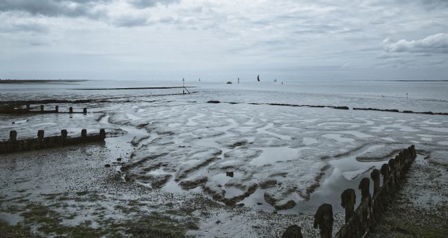 Pauline  Tims | The Blue Hour at Brightlingsea Essex Uk