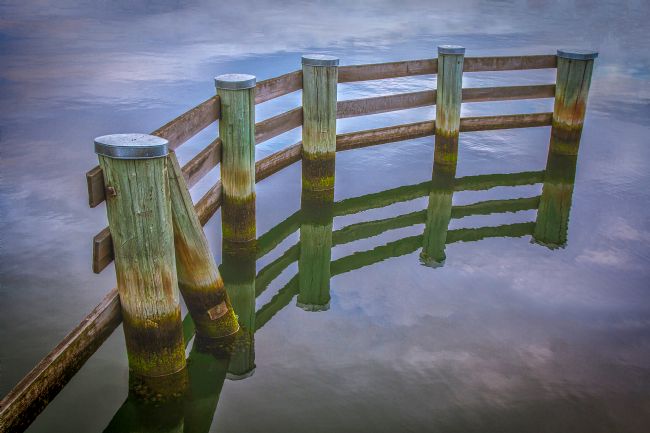 Pauline  Tims | Reflection on the water, Hobart, Tasmania