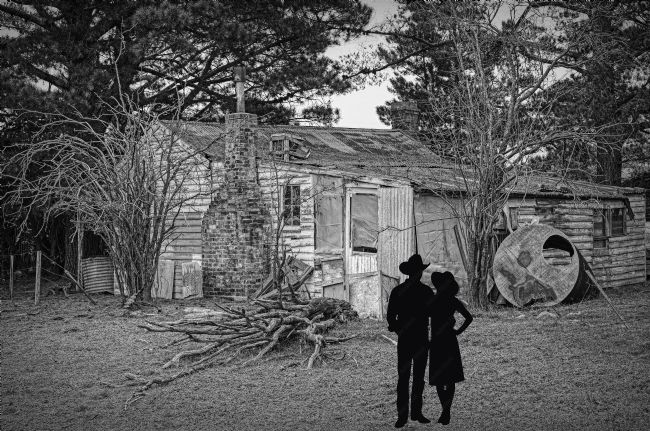 Pauline  Tims | Surveying the old homestead