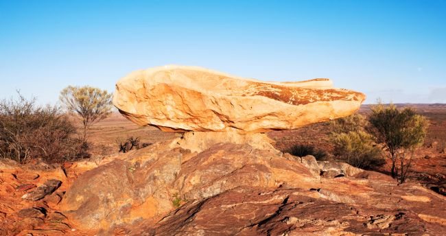 Pauline  Tims | A sculpture in the Living Desert at Broken Hill New South Wales Australia