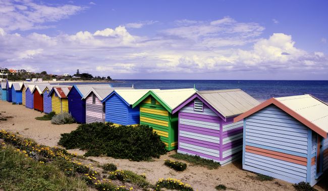 Pauline  Tims | Beach Huts Brighton Victoria Australia