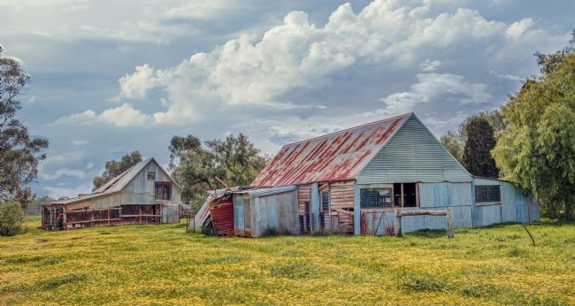 Pauline  Tims | Old Sheds at Ngambie Victoria Australia