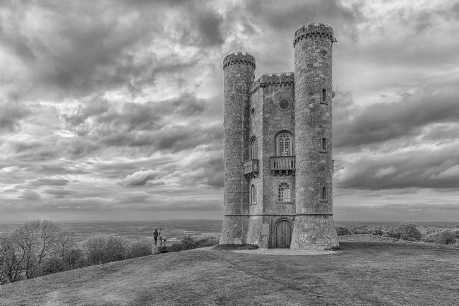pauline tims | Broadway Tower in mono