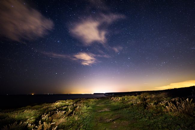 Nick Rowland | Starry Night at the Seven Sisters