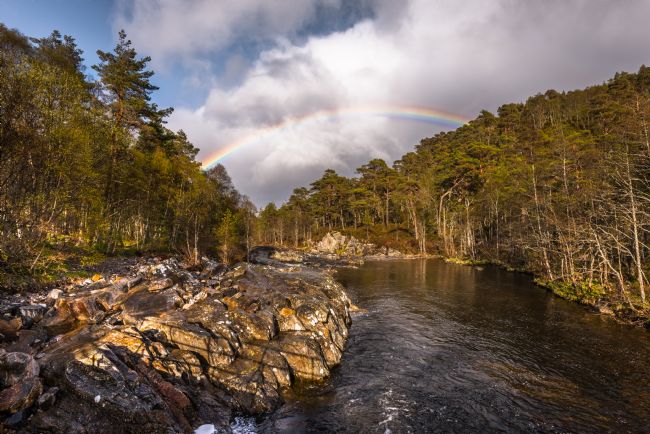 Nick Rowland | Rainbow over the River Affric