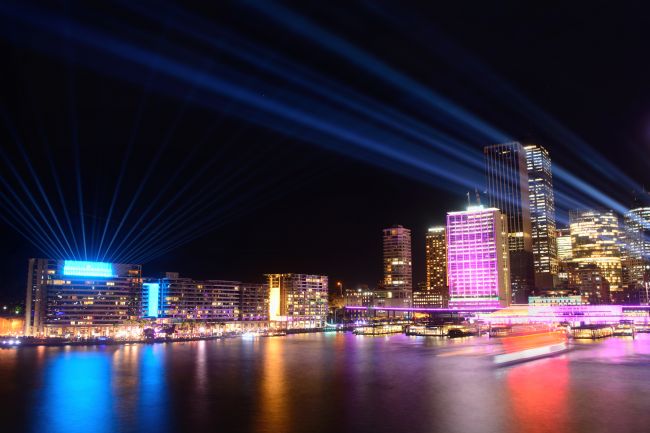 Kaye Menner | Sydney Skyline Illuminated