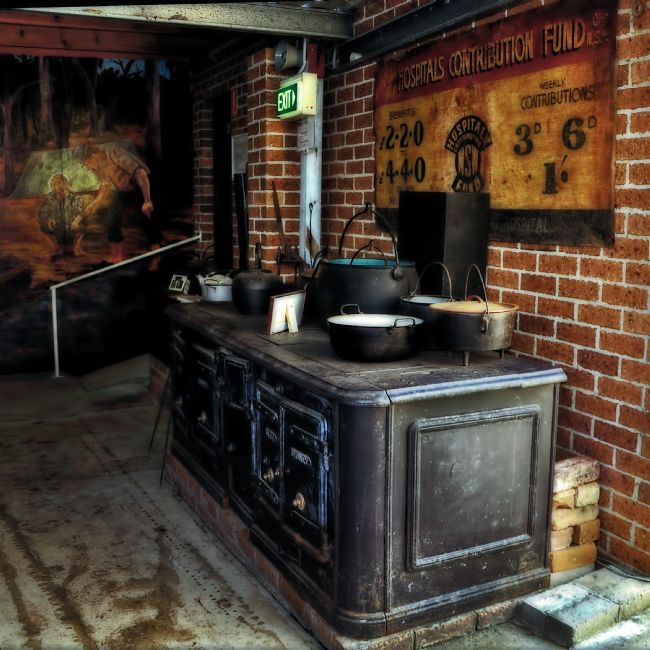 Kaye Menner | Old Iron Oven / Stove