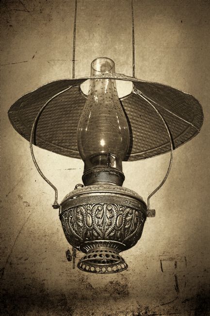 Kaye Menner | Antique Oil Lantern