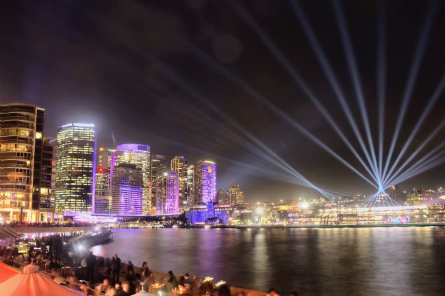 Kaye Menner | Vivid Sydney Skyline