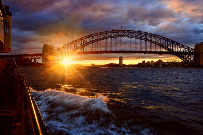 Kaye Menner | Harbour Bridge Sunset