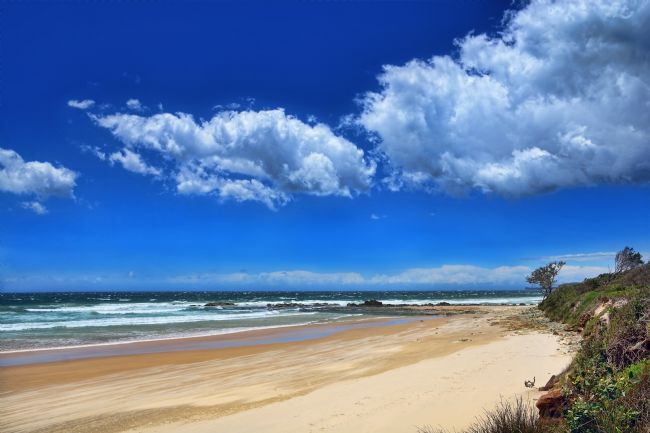 Kaye Menner | Windy Day Oxley Beach NSW Australia 2