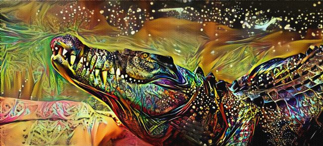 Kaye Menner | Crocodile Art