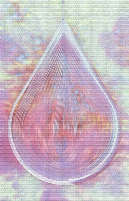 Kaye Menner | Pink Teardrop Abstract