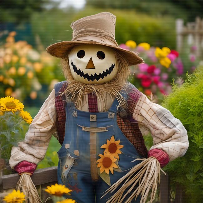 Kaye Menner | Scarecrow in my Garden