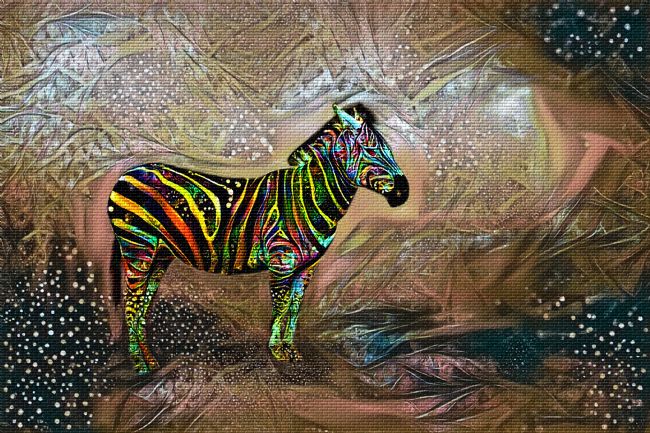 Kaye Menner | Zebra in Fantasy World