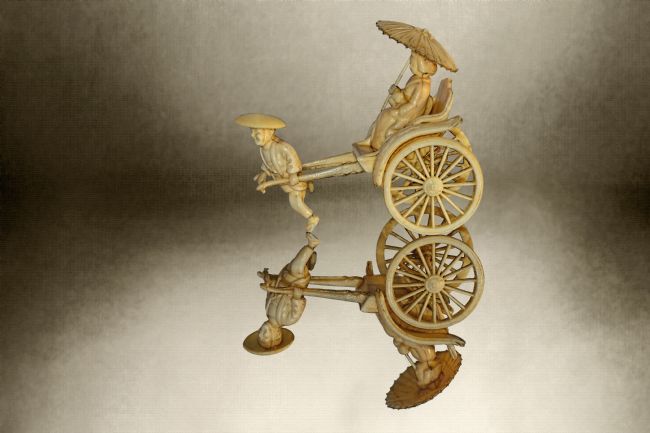 Kaye Menner | Vintage Rickshaw Faux Ivory