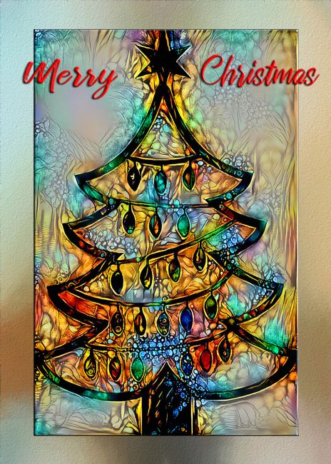 Kaye Menner | Abstract Christmas Wishes