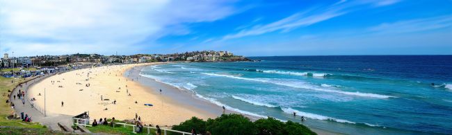 Kaye Menner | Bondi Beach Panorama, Sydney, Australia
