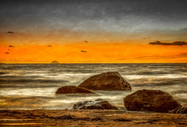 Cyndy Duff | Seamill Beach Scotland To Ailsa Craig