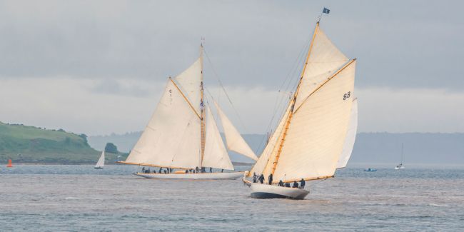 Cyndy Duff | Yachts Mariquita and Moonbeam III at Fife Regatta 2022