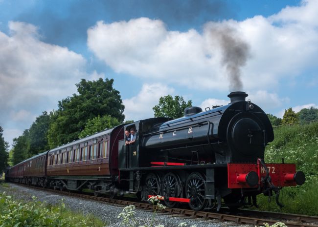 Iain McGregor | A Saddle Tank passes by.