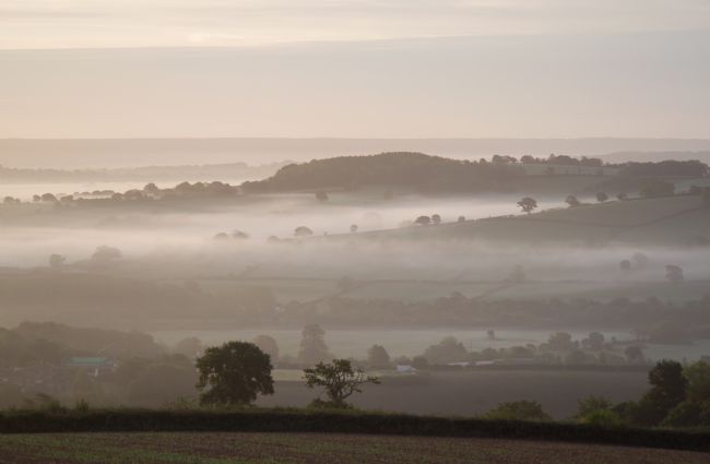 Peter Hemington | Misty Dawn over the Culm Valley
