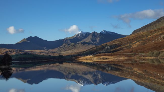 Pete Lawless | Snowdon Massif across Llynau Mymbyr