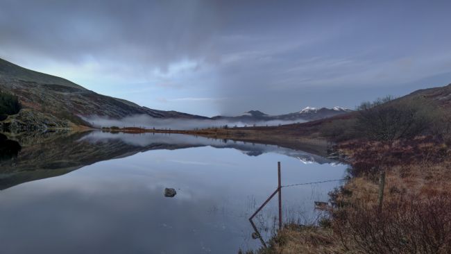 Pete Lawless | Snowdon Massif across Llynau Mymbyr 
