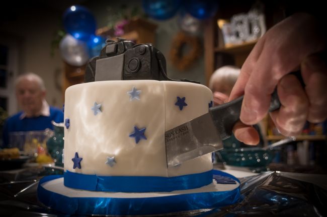 Mike Carroll | Cutting the cake