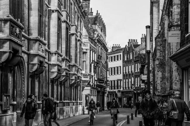 Mike Carroll | Trinity Street, Cambridge, B&W