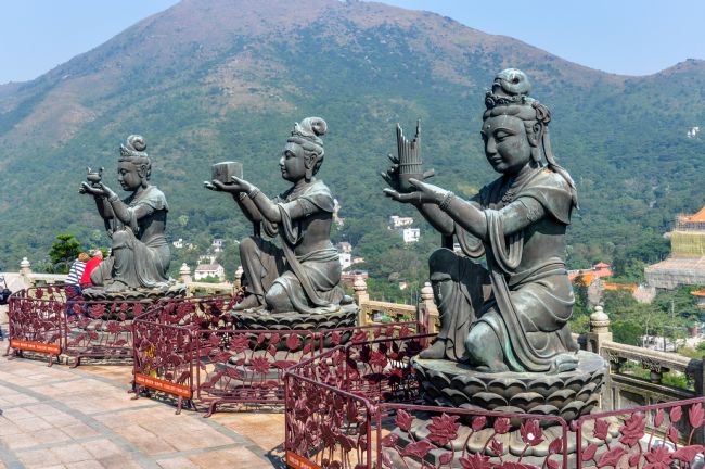 Mike Carroll | Buddhist Statues at the Big Buddha, Hong Kong
