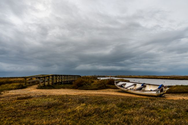Mike Carroll | Gathering gloom at Morston Quay