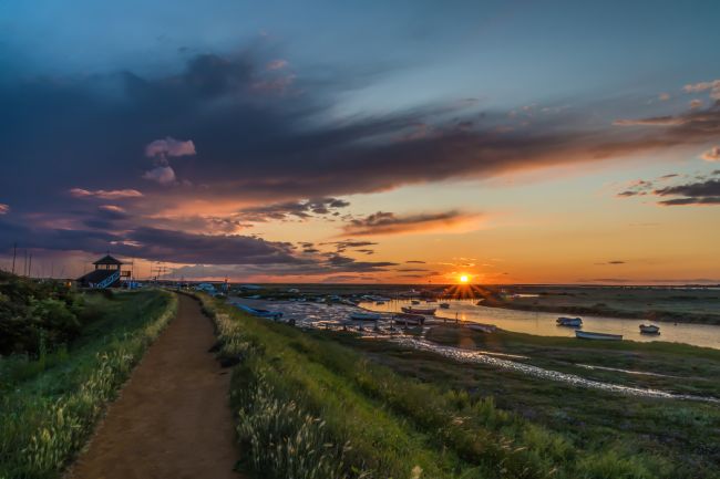 Mike Carroll | Sunset at Morston Quay