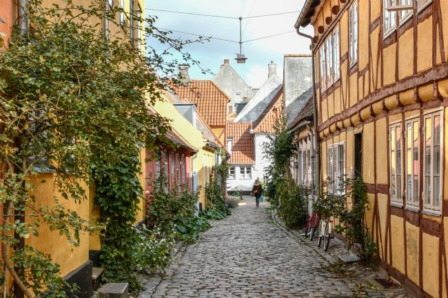 Mike Carroll | Cobbled alley in Helsingor, Denmark