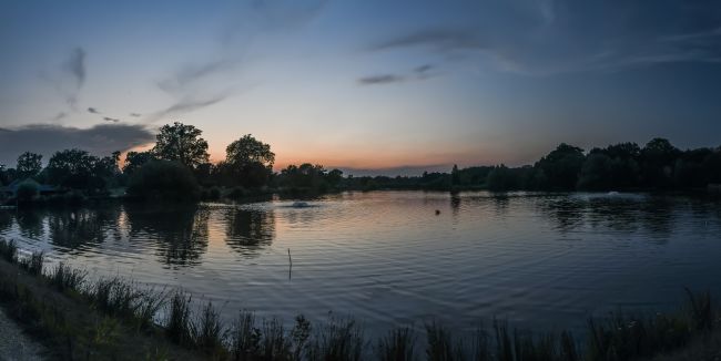Mike Carroll | Lake at Sunset Panorama