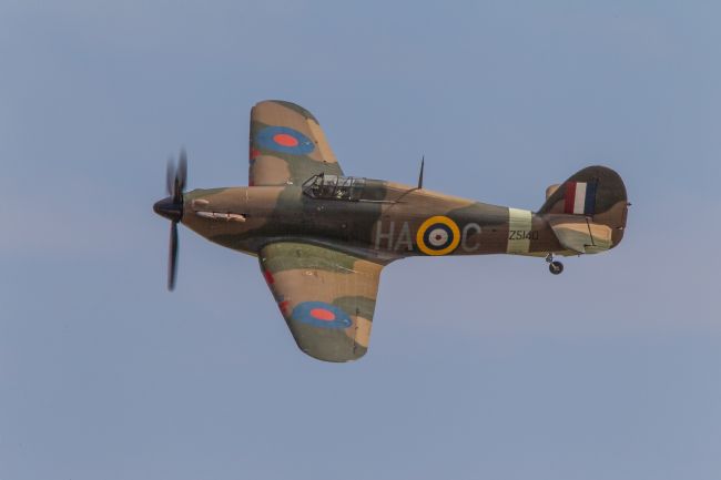 Tom Dolezal | In flight with a Hurricane