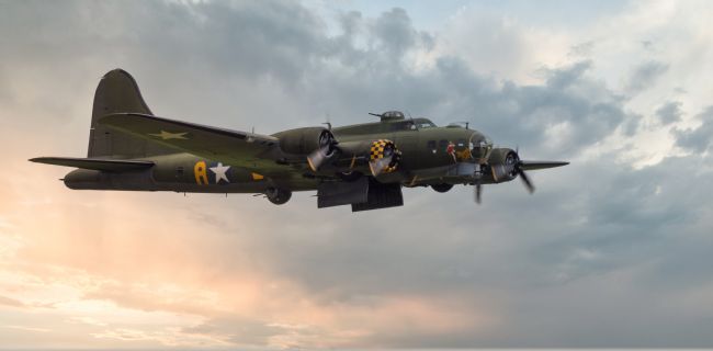 Tom Dolezal | Sally B, bomb doors open.