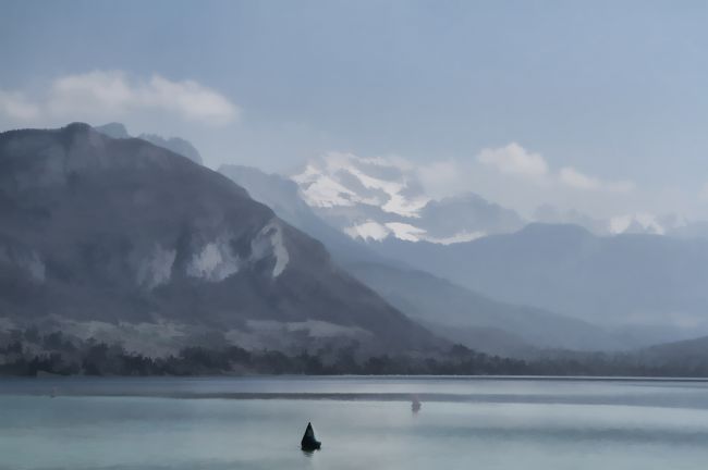 Kris Ohlsson | Lac d'Annecy Painted