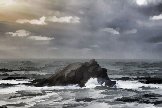 Kris Ohlsson | Rough Seas at Pentire Peninsula