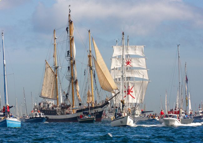 Roger Hollingsworth | Falmouth Tall ships race start 2008
