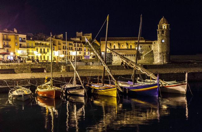 Roger Hollingsworth | Collioure Harbour on a lovely Barmy hot evening